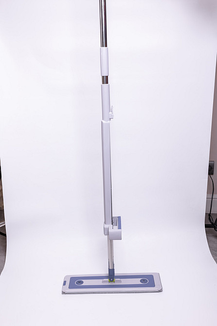 Швабра з вертикальним віджимом та телескопічною ручкою Київ - фото 4