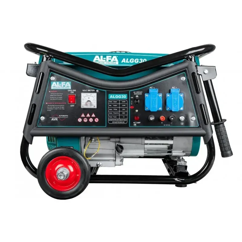 Экономичный Бензогенератор AL-FA ALGG30 3 кВт Без Электростартера Портативный Генератор Для Дачи Кемпинга и Выездов Львов - изображение 8