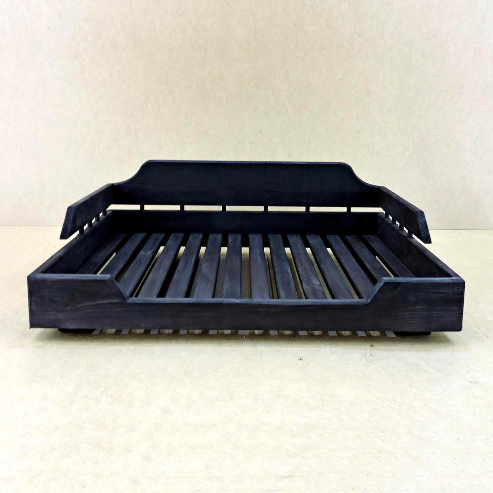 Лежак деревянный для собаки 