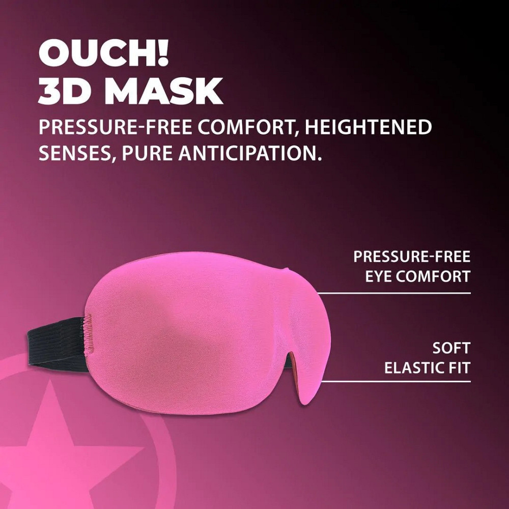 Маска на очі - Ouch! 3D Blindfold Pink Sex Aura Київ - фото 2