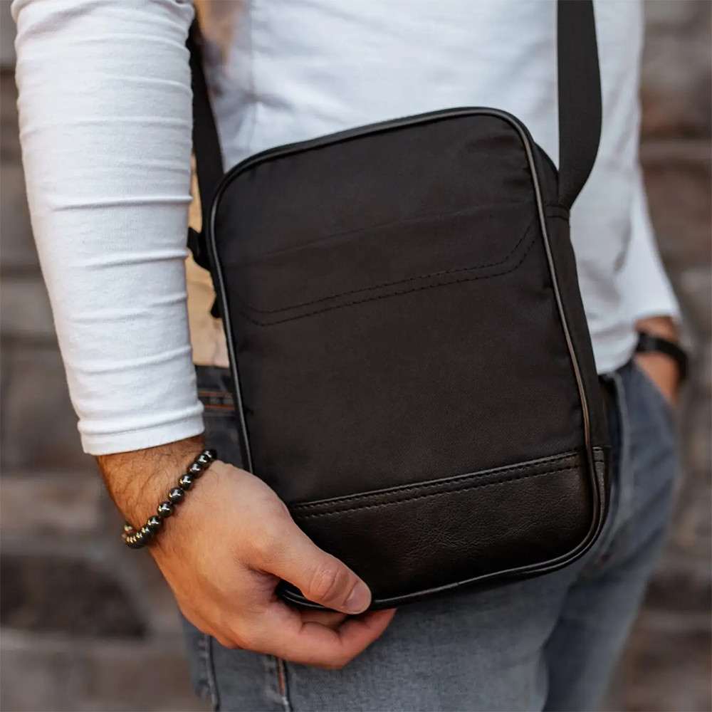 Сумки-мессенджеры почтальонки, Мужская городская сумка кросс-боди, Комфортный мессенджер QZ-38 Львов - изображение 14