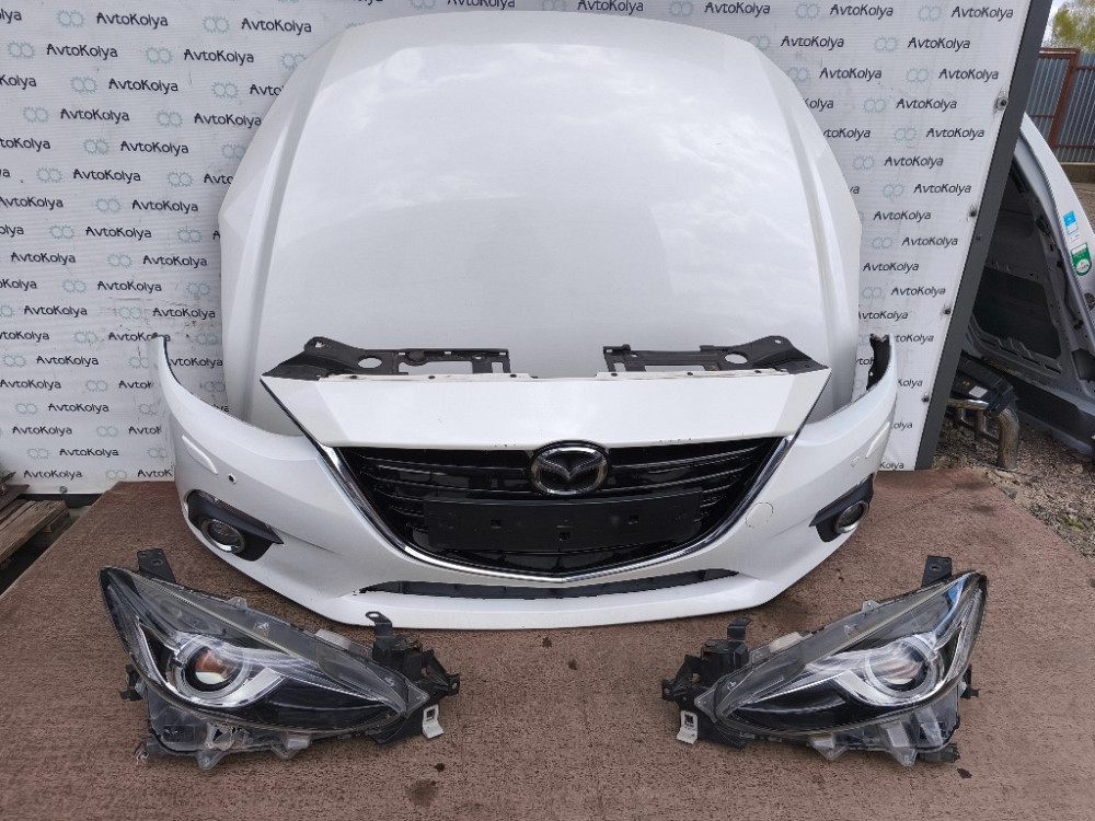 Ноускат бампер передній + капот + фара Mazda 3 BM 2013-2016 (MZ04151BA) Ковель - фото 10
