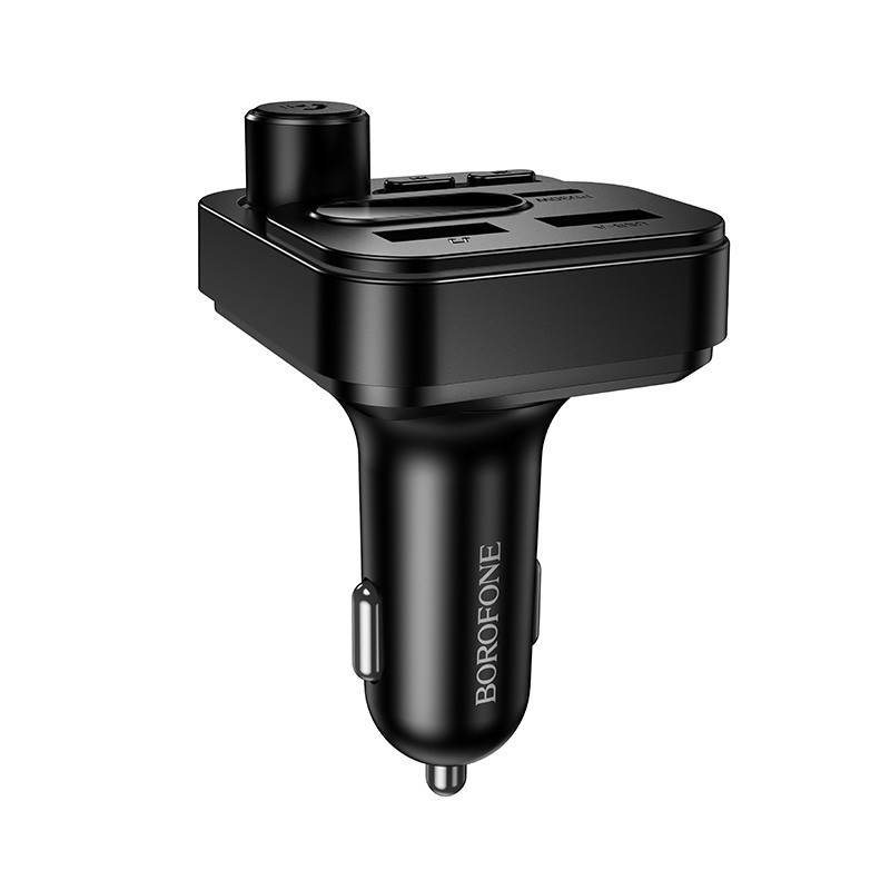 АЗП з FM-модулятором BOROFONE BC61 Ocean 45W(1A1C) car BT FM transmitter Black Одеса - фото 5