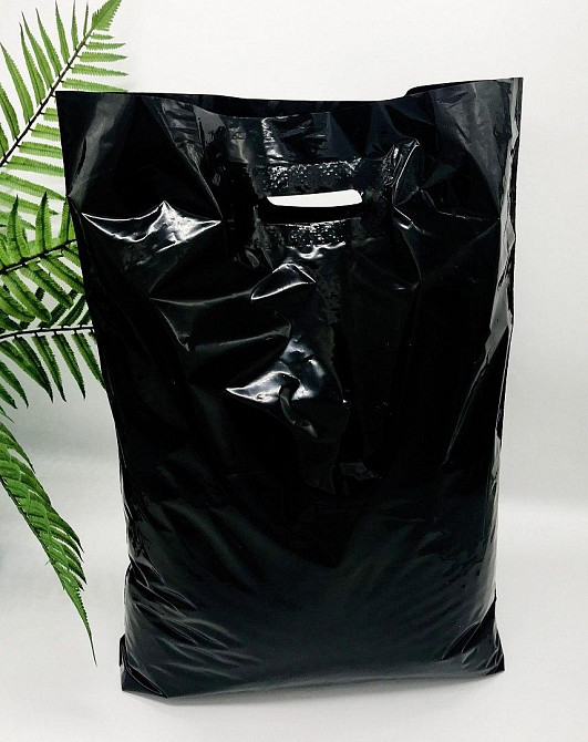 Пакет банан АКТ, 40х50(+3)см, 50 мкм, (100 шт.) черный, LDPE пищевой Павлоград - изображение 4