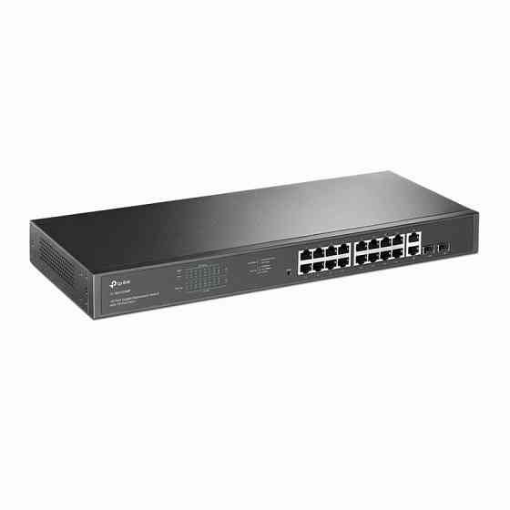 Комутатор TP-Link TL-SG1218MP (16xGE PoE+, 2xGE, 2xGE/SFP, PoE Max 250W) Харків