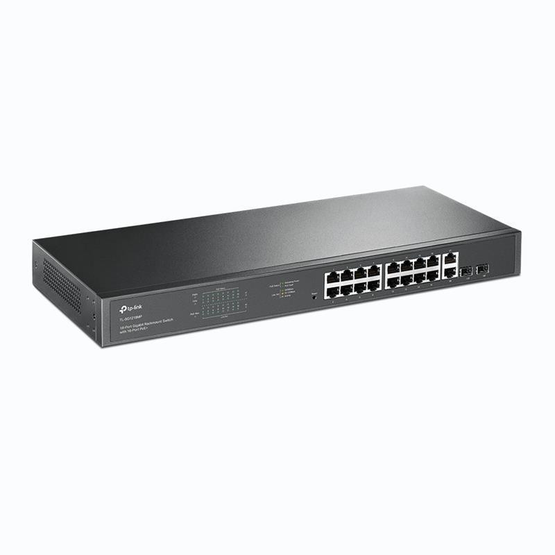 Комутатор TP-Link TL-SG1218MP (16xGE PoE+, 2xGE, 2xGE/SFP, PoE Max 250W) Харків - фото 2