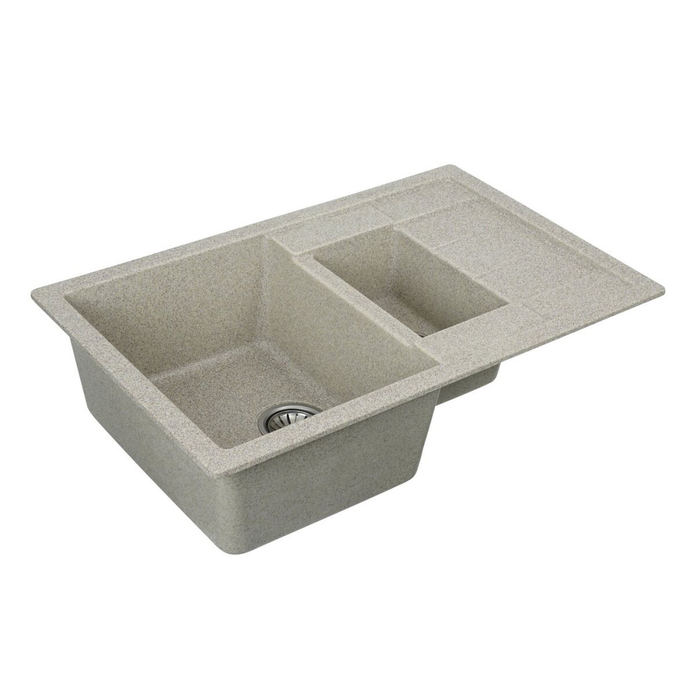 VALESO Гранітна мийка для кухні VALESO TOSKANA 7850W матова Карамель Коломыя - изображение 4