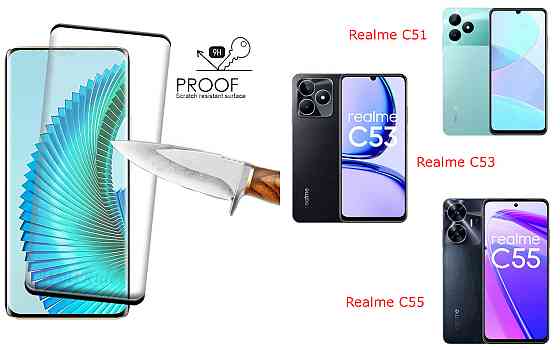 Захисне скло HyperGlass Pro для Realme C51, Realme C53, realme C55 – максимальна чутливість та захист Київ