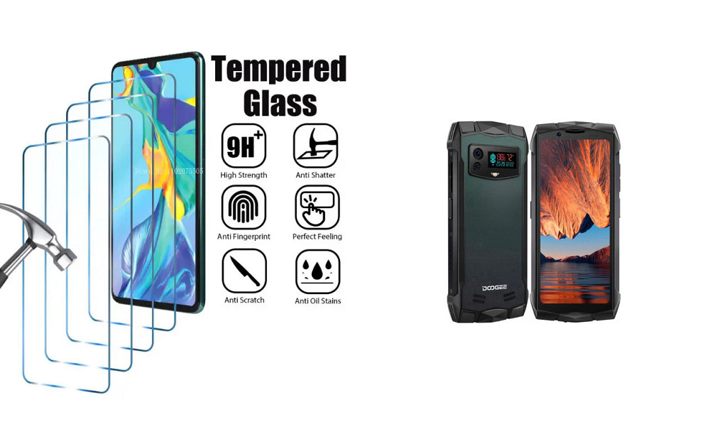 Защитное стекло ArmorGlass для Doogee S Mini – устойчивое к царапинам и ударам Киев - изображение 1