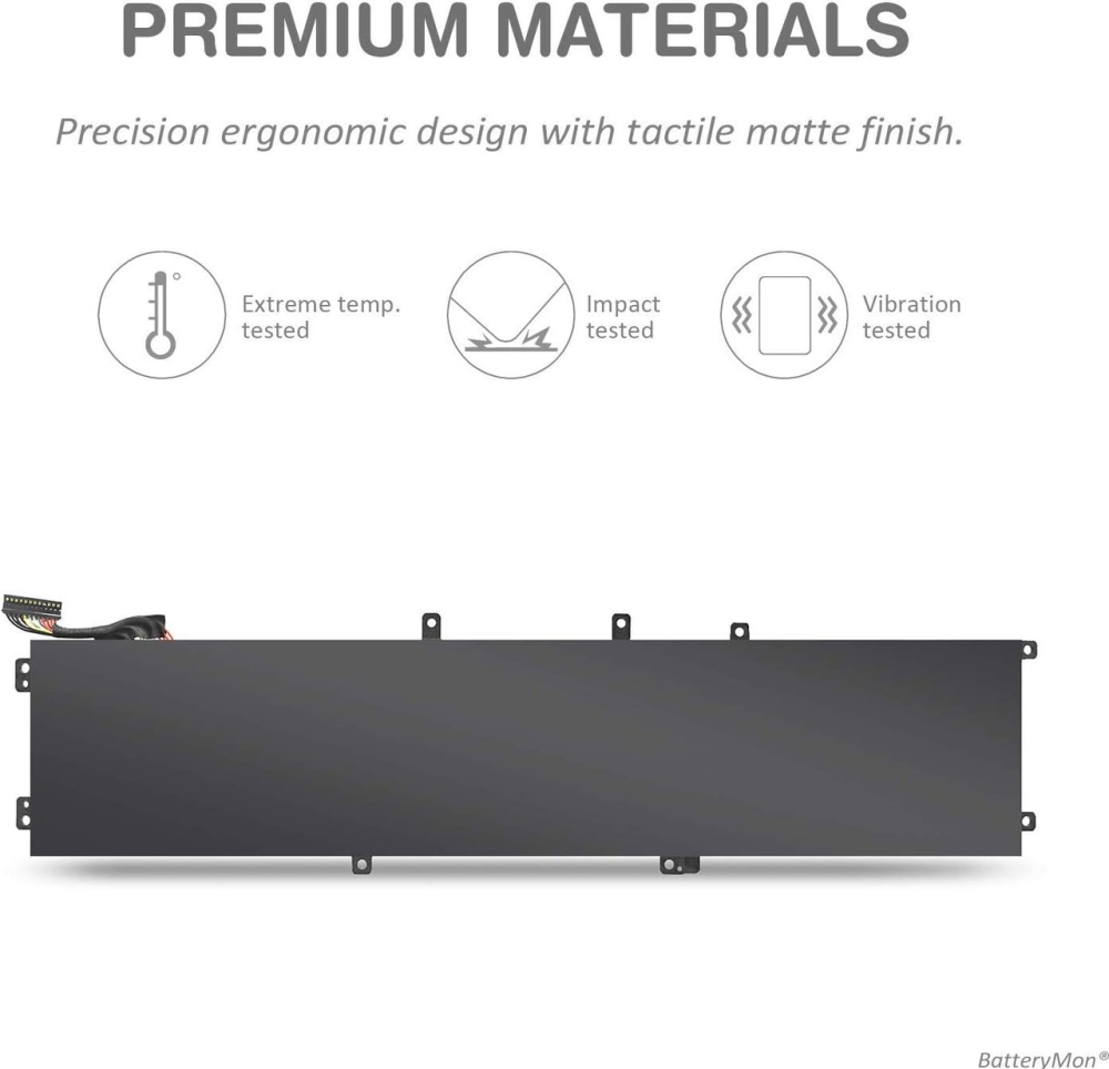 Аккумулятор для Dell 6GTPY 11,4 В 97 Вт·ч 8500 мА·ч — XPS 15 9550/9560/9570/7590, Precision 5510–5540 Киев - изображение 6