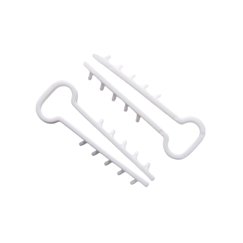 Дюбель-ялинка 10*5мм для плоского кабелю білий 100шт/уп APRO Житомир - фото 3
