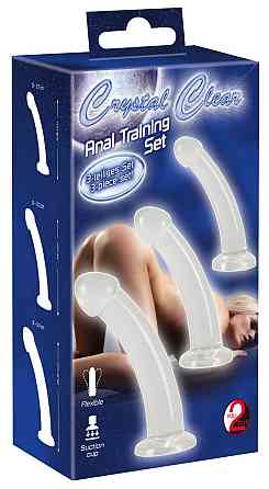 Набор фаллоимитаторов Crystal Clear Anal Training Sex Aura Киев