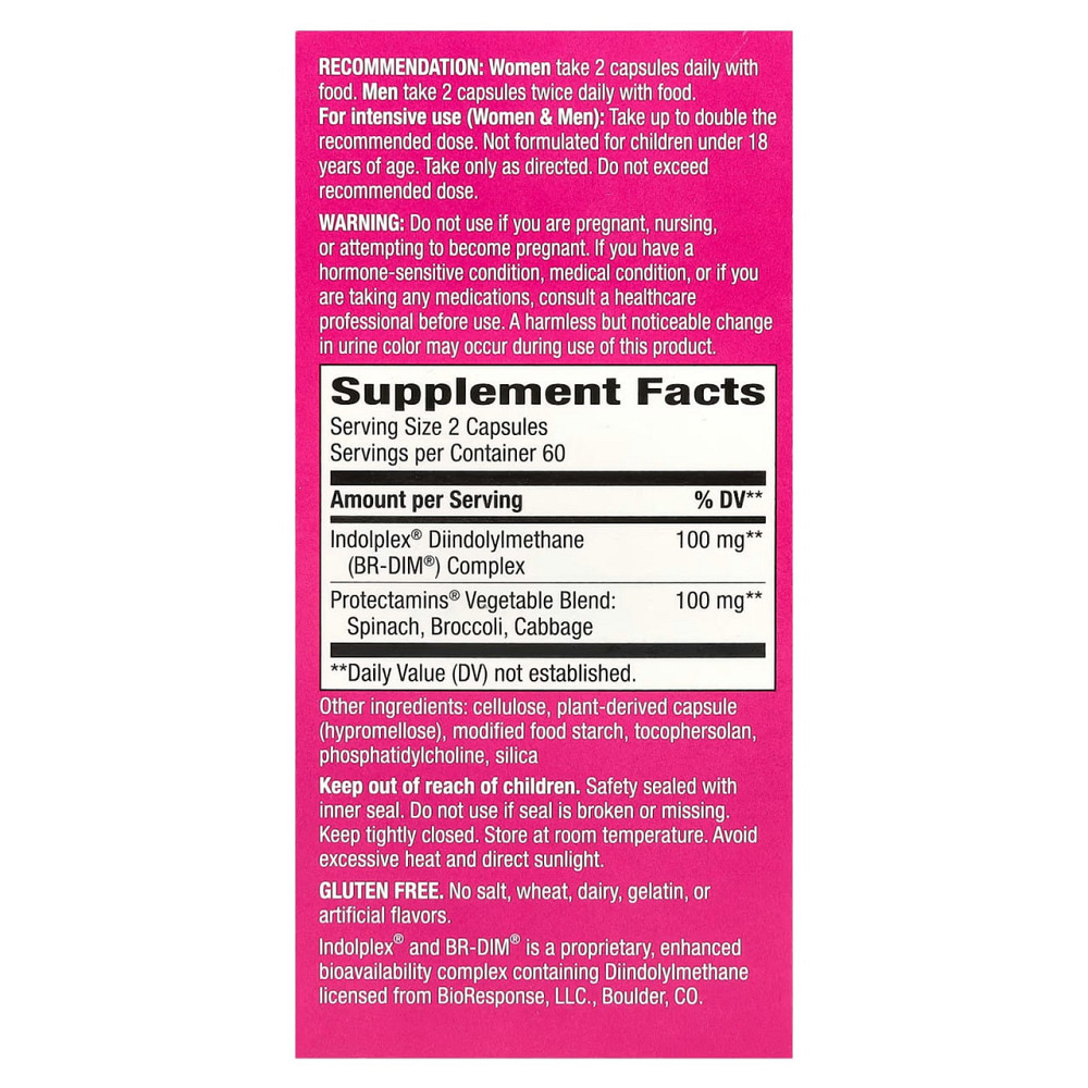 Метаболізм естрогенів Nature's Way DIM-plus Estrogen Metabolism 120 капсул Київ - фото 3