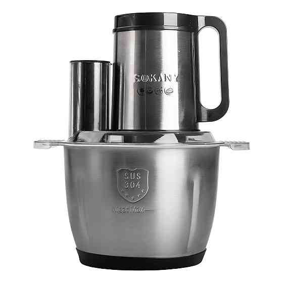 Sokany Чопер подрібнювач 600 Вт 6 лез з чашею на 2,5 літра м'ясорубка Sokany SK-06035 Коломия