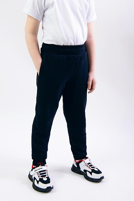 Брюки спортивные детские и подростковые, тёмно-синие, р.122 топ Крохатушка одяг Киев - изображение 3