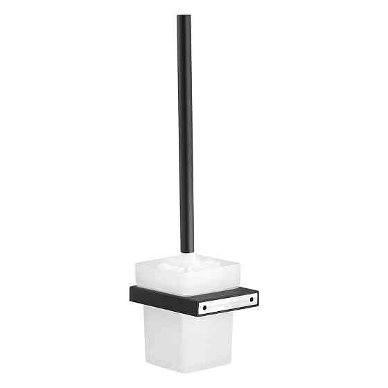 Йоржик для унітаза настінний Kroner KRP Edelstahl Kubus - SCH3910 чорний Київ