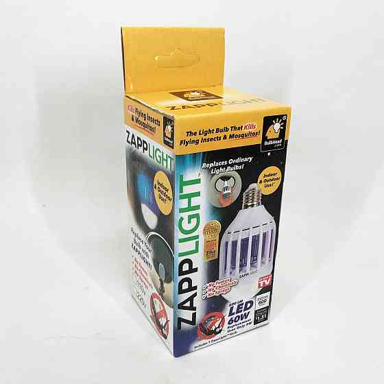Світлодіодна лампа для комах Zapp Light, електрична пастка для комах, протимоскітна лампа від комарів UY-14 Івано-Франківськ