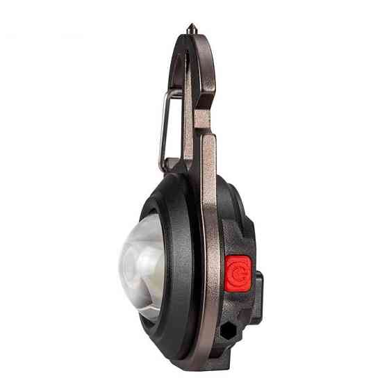 Ліхтар-брелок COB W5137, чорний Вінниця