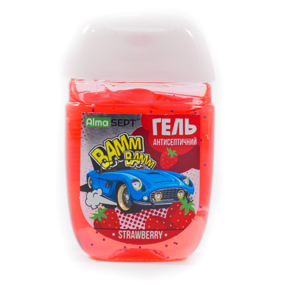 Антисептичний гель AlmaSept для рук PopArt Strawberry Киев - изображение 1