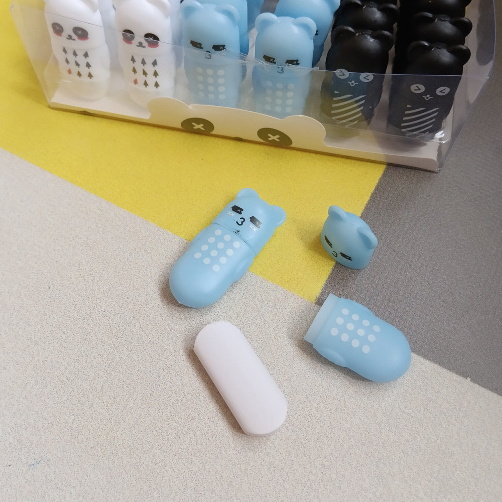 Ластик з контейнером блакитний Київ - фото 3