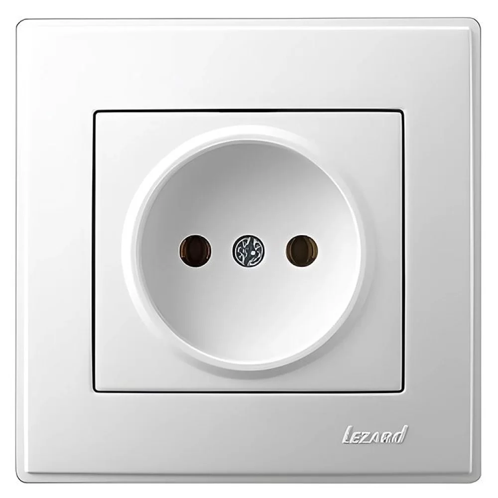 LESYA Розетка без заземлення білий Lezard Харків - фото 2