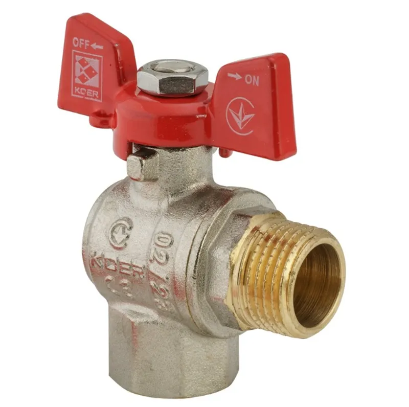 Кран кульовий Koer 1/2" ГШМ кутовий (KR.208) (KR2805)   ( 28339 ) Харків - фото 1