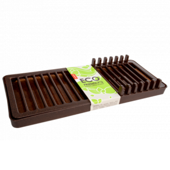 Сушарка для посуду коричневий 