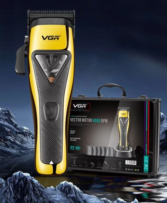 Професійна машинка для стрижки VGR V-015 Pro 7Вт 2500 мАг з насадками Вінниця - фото 3