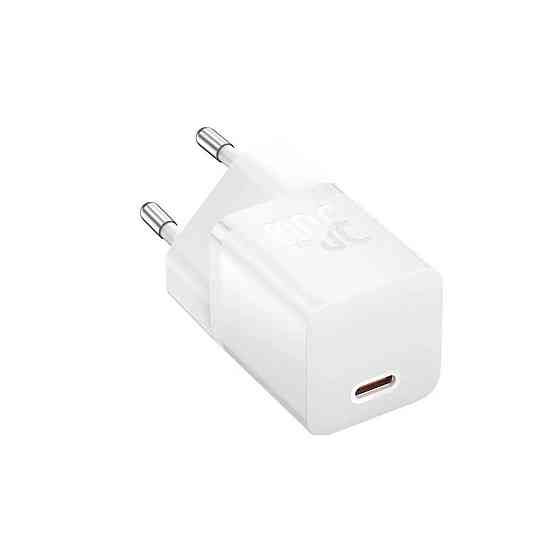 Мережевий зарядний пристрій Baseus GaN5 Fast Charger 1C 30W EU White CCGN070502 Одеса