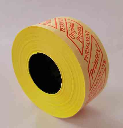 Этикетка (Ценники) под пистолет 26х16 мм, светло-желтый, 1000 шт Павлоград