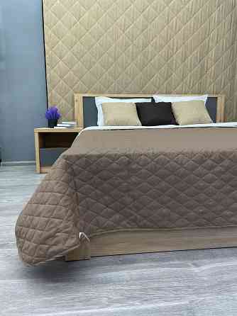 Покривало двостороннє Decorator Microfiber ромб 180х215 см капучино з бежевим (85-015) Київ