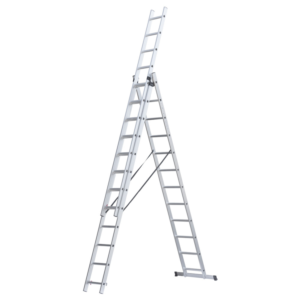 Sigma Лестница раскладывающаяся универсальная 12 ступеней 7.89м SIGMA (5032374) Коломия - фото 1