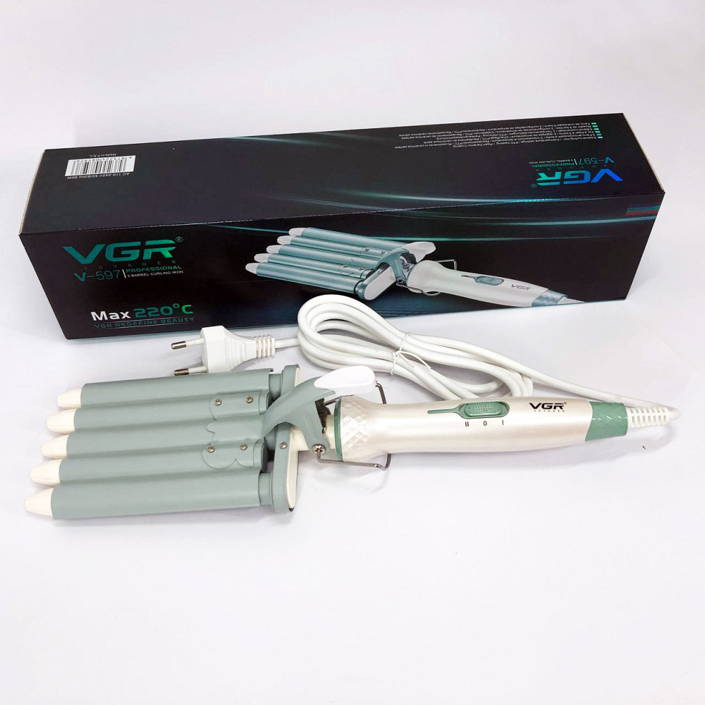 Плойка для різних типів волосся VGR V-597, Плойка для завивки для зачіски Сучасна завивки FU-34 Львів - фото 9