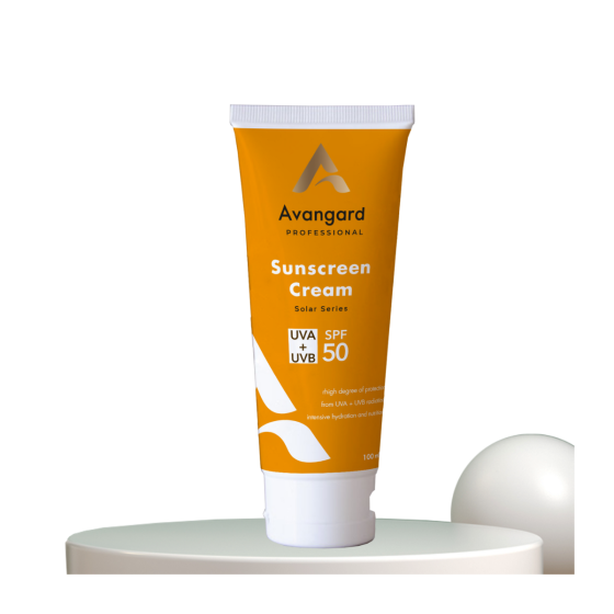 Денний сонцезахисний крем для обличчя та тіла SPF 50 A_Avangard Professional 100 мл Вінниця