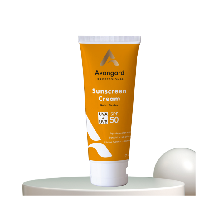 Денний сонцезахисний крем для обличчя та тіла SPF 50 A_Avangard Professional 100 мл Вінниця - фото 1