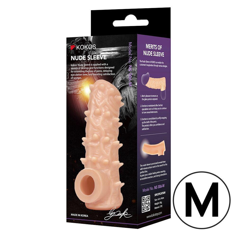 Насадка на член Kokos Nude Sleeve NS 006 M Sex Aura Киев - изображение 3