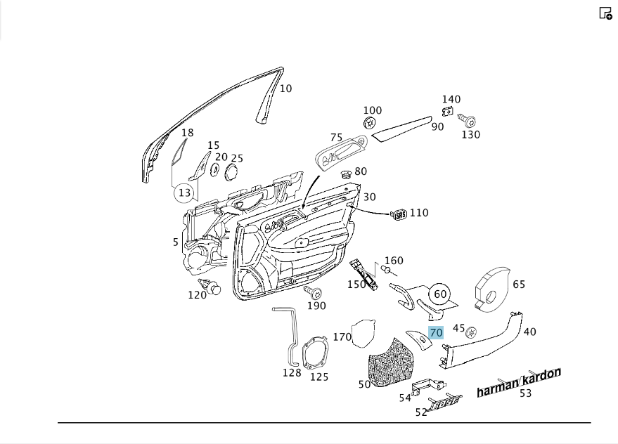 Mercedes-Benz  A2037271828 7J12 Алюмінієва декоративна накладка на кнопку склопідйомника передніх правих дверей C-class W203 C-class S203 Одеса - фото 2