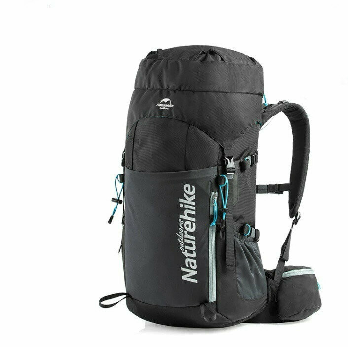 Рюкзак туристичний Naturehike NH18Y045-Q, 45 л, чорний Київ - фото 1