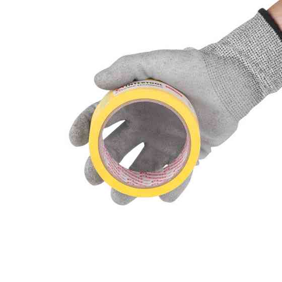 Лента малярная 38мм, 20м, желтая INTERTOOL DM-3820 Киев