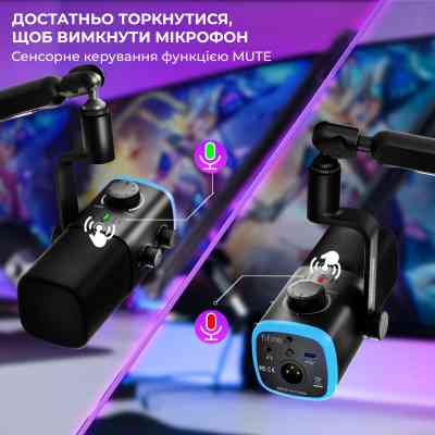 Мікрофон Fifine AM9 USB Black (AM9) Вінниця
