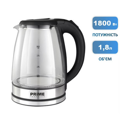 Электрочайник PRIME Technics PKG 1808 B Винница - изображение 2