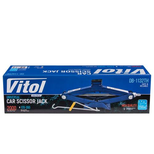 Домкрат ромбовий Vitol 2т 120-390мм з гумовою подушкою Львів - фото 5