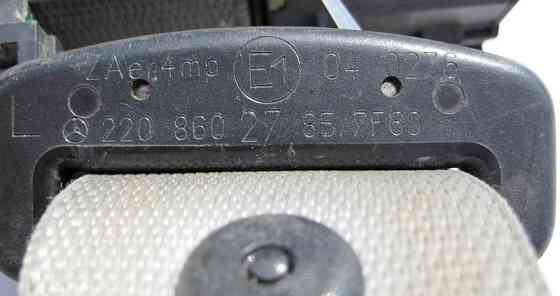 Mercedes-Benz  A2208602785 7F60 Ремінь безпеки передній лівий сірий S-Class W220 Одеса