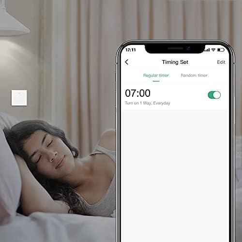 Розумний Wi-Fi вимикач BroadLink LC1 (2 групи): сенсорне керування, таймер, підтримка Alexa та Google Home Київ - фото 12