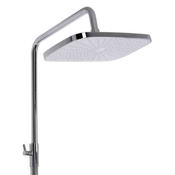Душевая система из латуни Qtap Gemini на три потребителя (с изливом) QTGEM111CRW45687 Chrome/White Харьков