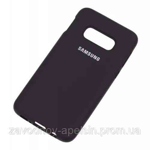 Samsung G975 S10 plus Чохол мікрофібра Silicone Cover (чорний) Одеса