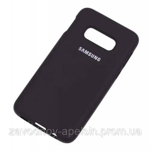 Samsung G975 S10 plus Чохол мікрофібра Silicone Cover (чорний) Одеса - фото 1