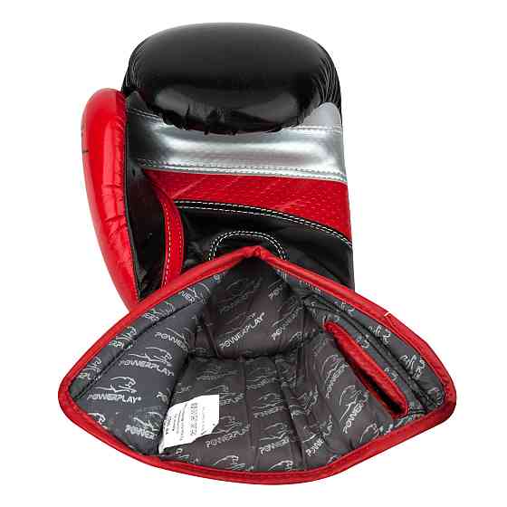Боксерські рукавиці PowerPlay 3007 Scorpio Чорні карбон 10 унцій Луцк