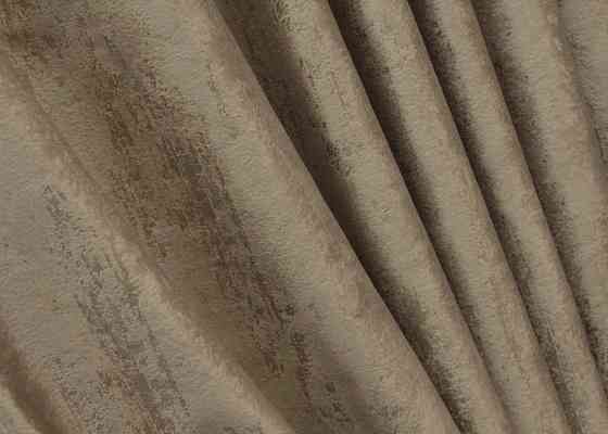 Комплект готових штор VR-Textil Оксамит (бархат) Афіна № 1542ш Темно-бежевий 200х290 см 2 шт (32-054) Київ