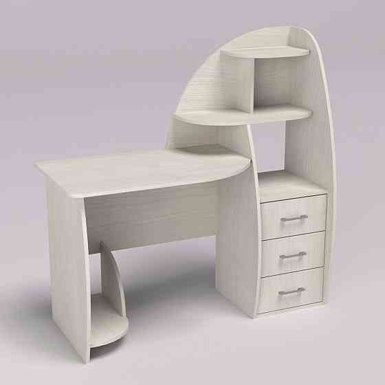 Стіл письмовий СКП-2 №10, Дуб Шамоні Світлий, 1300/550/1300 Львів